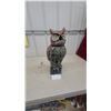 Image 1 : Yard Owl Decoy, Plastic, 20” tall