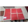 Image 2 : Dominion Jaspe Standard Red tile, and Gray Storage Bin
