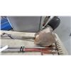 Image 3 : Assorted Gardening Tools Including Serrated Hoe, Garden Fork, Cultivator, Shovel, Rake