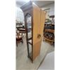 Image 7 : Curio Cabinet with Glass Shelves and Ornate Brass Hardware 72”×21”×13” lights up