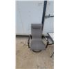 Image 6 : Patio Set: Tile-Top Square Table and Two Sling-Fabric Swivel Rocker Chairs