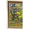 Image 5 : Framed Original Impressionistic Oil Painting of Forest Landscape, Signed by Artist, 28 × 24”