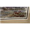 Image 2 : Leo Mol Framed Original Pastel Landscape Painting of Autumn Trees, Rocks, and Water, 23 × 29”