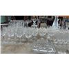 Image 6 : Large Collection of Cut Crystal Glassware Including Stemware, Tumblers, Decanter, Pitcher