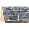 Image 4 : Framed Impasto Lighthouse Painting by Maureen Suguez, 27 × 33”