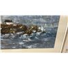 Image 5 : Framed Impasto Lighthouse Painting by Maureen Suguez, 27 × 33”