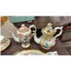 Image 2 : Royal Crown Derby Porcelain Tea and Coffee Service, Mixed Floral Pattern With Gilding, 28 Pieces
