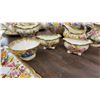 Image 5 : Royal Crown Derby Porcelain Tea and Coffee Service, Mixed Floral Pattern With Gilding, 28 Pieces