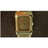 Image 5 : Lassale Quartz Ladies' Wristwatch Model 1E50-5079 Gold-Tone Rectangular Case c. 1985