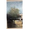 Image 4 : Framed Impressionistic Oil Painting of Trafalgar Square, London, Signed Kitz, Carved Wood Frame