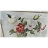 Image 6 : Three Framed Watercolor Paintings Featuring Hummingbird, Roses, by Joyce Hunter and Pink Irises