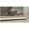 Image 3 : Pair of K. Kamiyama Framed Oil Paintings, Japanese Landscapes with Cherry Blossoms and Pagoda