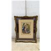Image 2 : Pair of Framed Rococo-Style Needlepoint Pictures in Ornate Gilded Wooden Frames, 12 × 10”