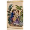 Image 4 : Pair of Framed Rococo-Style Needlepoint Pictures in Ornate Gilded Wooden Frames, 12 × 10”