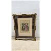 Image 5 : Pair of Framed Rococo-Style Needlepoint Pictures in Ornate Gilded Wooden Frames, 12 × 10”