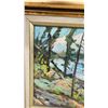 Image 4 : Kenneth Gordon, Signed "Early Evening (Wallace Lake)" 1972 Original Oil Painting, Framed, 12 × 10