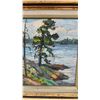 Image 5 : Kenneth Gordon, Signed "Early Evening (Wallace Lake)" 1972 Original Oil Painting, Framed, 12 × 10