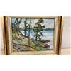 Image 6 : Kenneth Gordon, Signed "Early Evening (Wallace Lake)" 1972 Original Oil Painting, Framed, 12 × 10