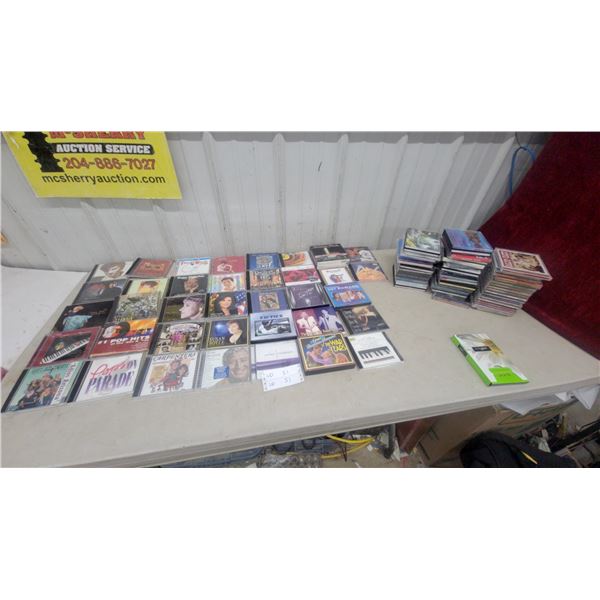 Large Collection of Assorted Music CDs Including Patsy Cline, Tony Bennett, Susan Boyle