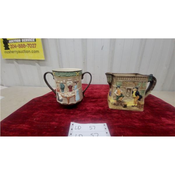 Royal Doulton D6306” The Pickwick Papers" White Hart Inn Character Jug, Dickens Series and