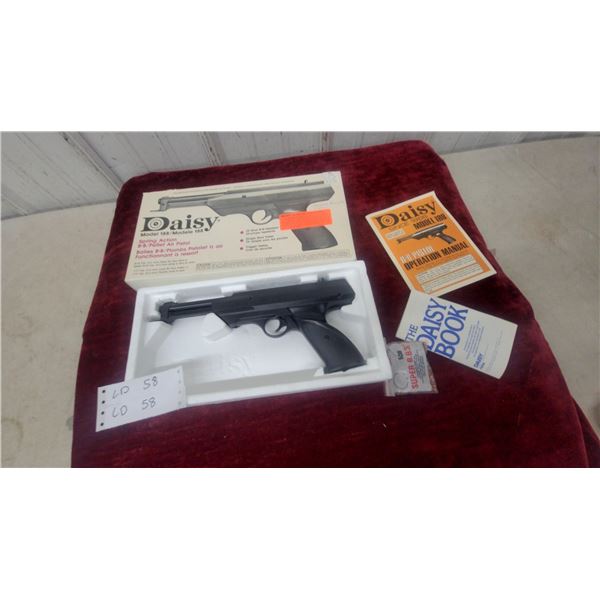 Daisy Model 188 Spring Action BB/Pellet Air Pistol, .177 Cal, with Box