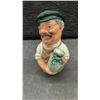 Image 8 : Royal Doulton Character Jugs Including Michael Doulton D6808, Old Charley, and More, Tallest 4 1/2”