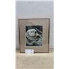 Image 1 : Framed Sea Otter Colored Pencil Drawing or Print, Signed and Dated 1998, 16 × 14”
