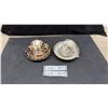 Image 1 : Pinxton Derbyshire Castle Series Cup and Saucer c.1796-1813 and Royal Crown Derby Old Imari 1128