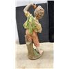 Image 4 : Capodimonte-Style Porcelain Figurine of Barefoot Boy With Oranges 19 1/2” Tall and Mexican Duck
