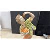 Image 5 : Capodimonte-Style Porcelain Figurine of Barefoot Boy With Oranges 19 1/2” Tall and Mexican Duck