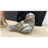 Image 6 : Capodimonte-Style Porcelain Figurine of Barefoot Boy With Oranges 19 1/2” Tall and Mexican Duck