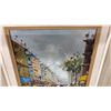 Image 5 : Pair of Framed Oil Paintings, European Street Scenes, Signed Maurino, 15 × 13”
