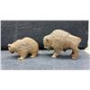 Image 3 : Hand-Carved Wooden (Ironwood) Animal Figurines Including Bison, Bears, Turtle, Bird, and More.
