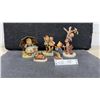 Image 1 : Goebel Hummel Porcelain Figurines Including "Little Gardener" and Apple Tree Boy