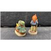 Image 3 : Goebel Hummel Porcelain Figurines Including "Little Gardener" and Apple Tree Boy