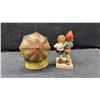 Image 6 : Goebel Hummel Porcelain Figurines Including "Little Gardener" and Apple Tree Boy