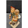 Image 7 : Goebel Hummel Porcelain Figurines Including "Little Gardener" and Apple Tree Boy