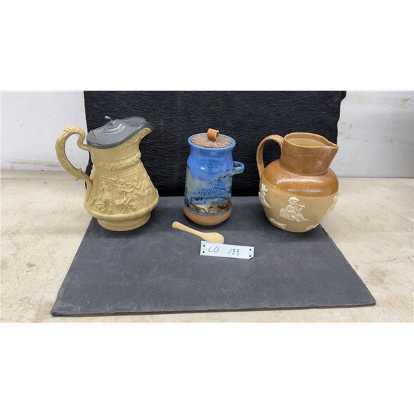 Stoneware Jugs and Pitchers