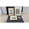 Image 1 : Three Framed Original Hummingbird Artworks, Signed and Dated, 14 1/2 × 11 1/2”