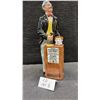 Image 1 : Royal Doulton "The Auctioneer" HN2988 Porcelain Figurine, 1986, by Robert Tabbenor, 9” Tall