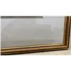 Image 3 : K.F. Martin Framed Original Watercolor Painting, Marsh Landscape With Birds and Cloudy Sky