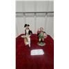 Image 1 : Two Royal Doulton Porcelain Figurines: "The Town Crier" and "the captain 1)8.6”1) 9.6”