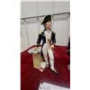 Image 7 : Two Royal Doulton Porcelain Figurines: "The Town Crier" and "the captain 1)8.6”1) 9.6”