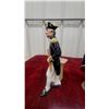 Image 8 : Two Royal Doulton Porcelain Figurines: "The Town Crier" and "the captain 1)8.6”1) 9.6”