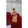 Image 7 : Royal Doulton "The Orange Lady" and "The Tea Lady" Porcelain Figurines 1)7.6” 1)8.6”