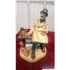 Image 2 : Two royal doulton Porcelain Figurines: Man Feeding Squirrels lunch time and lambing time 9” + 8”