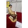 Image 5 : Two royal doulton Porcelain Figurines: Man Feeding Squirrels lunch time and lambing time 9” + 8”