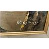 Image 2 : Signed Aggery Impressionist Oil Painting, Autumn Forest Landscape With River, Framed