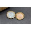 Image 9 : Vintage Schani Train Case with Compact Mirror and Coin Purses
