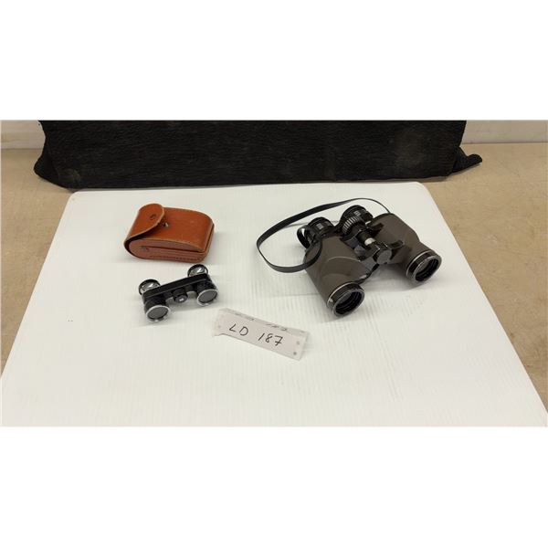 Skyline 7x-15 × 35 Zoom Binoculars and Opera Glasses with Leather Case